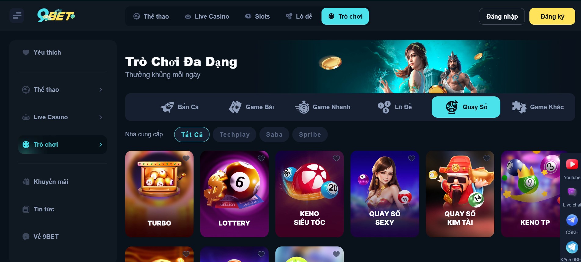 Quay Số 9Bet